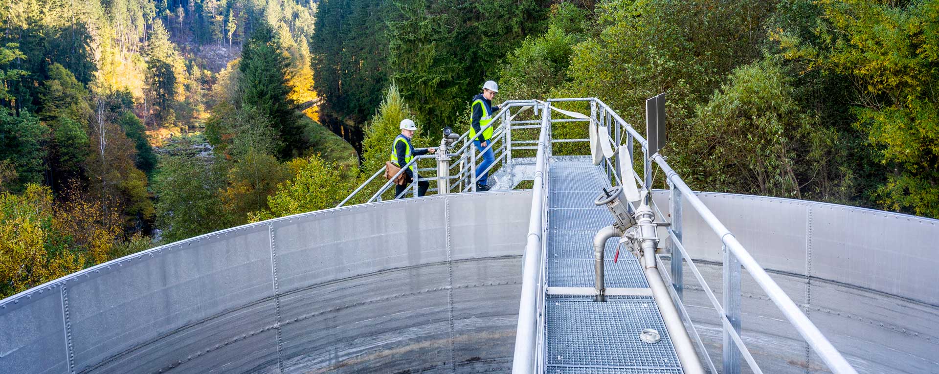Abwasserreinigung auf Industriekläranlage