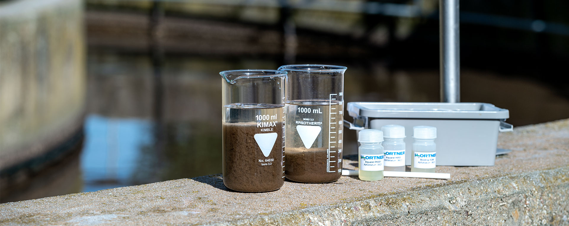 Abwasserbehandlung mit Fällmittel + Koagulationsmittel 