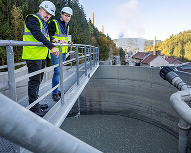 Störfallbehebung auf einer industriellen Kläranlage