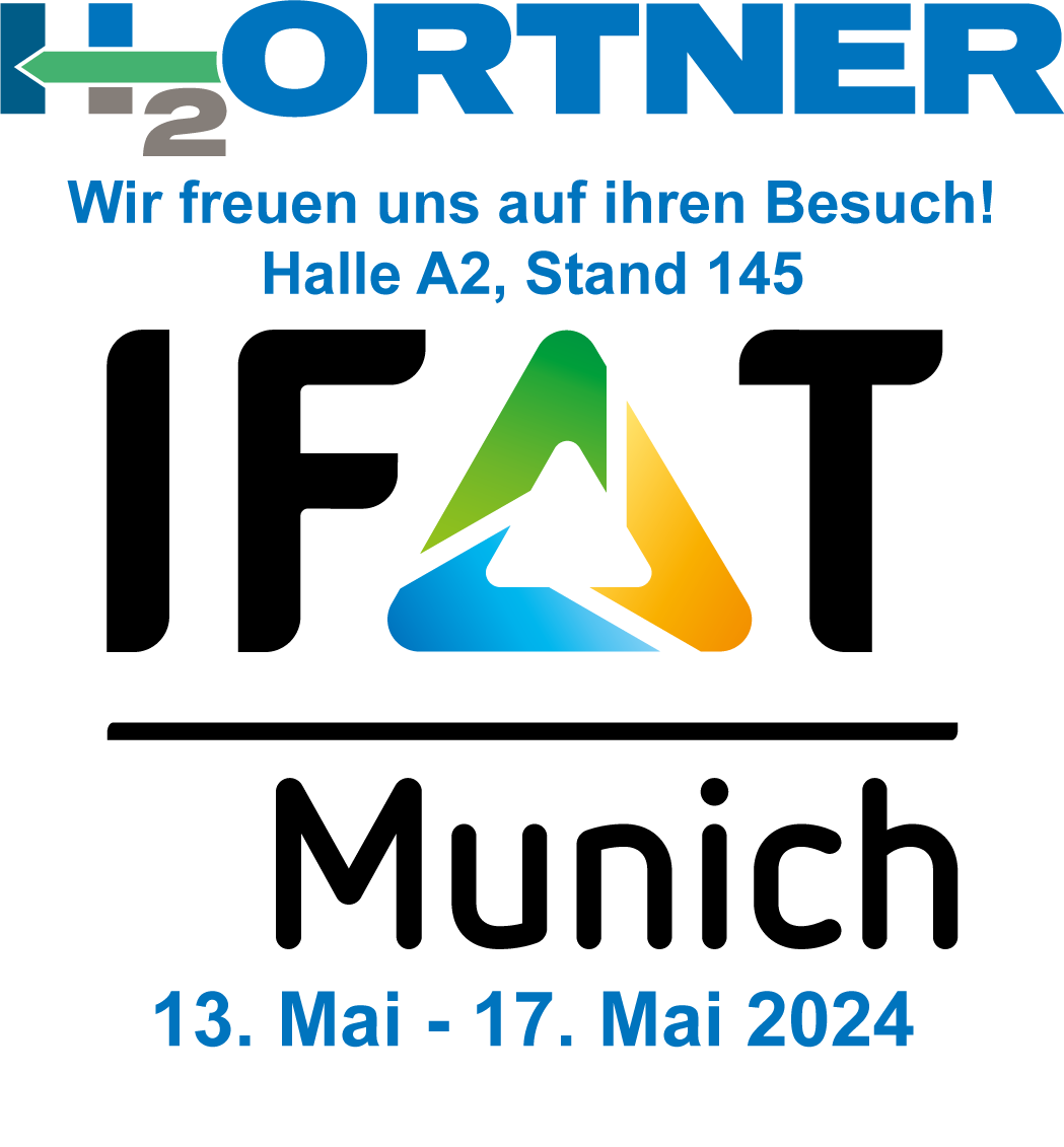 H2Ortner Aussteller auf Messe IFAT 2024 - Halle A2 Stand 145/244