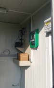 Dosierplatte mit Dosiertechnik eingebaut im LaDos für Kläranlage Karlshuld